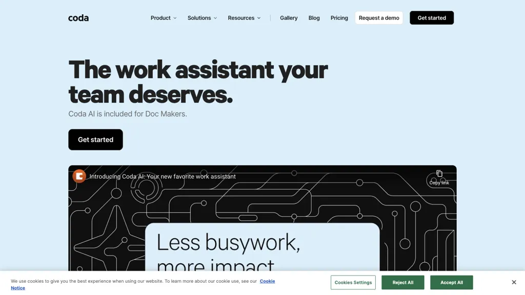 Coda AI screenshot