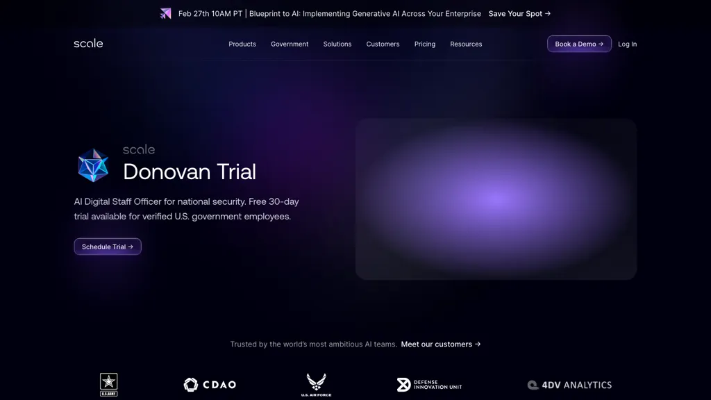 Donovan screenshot