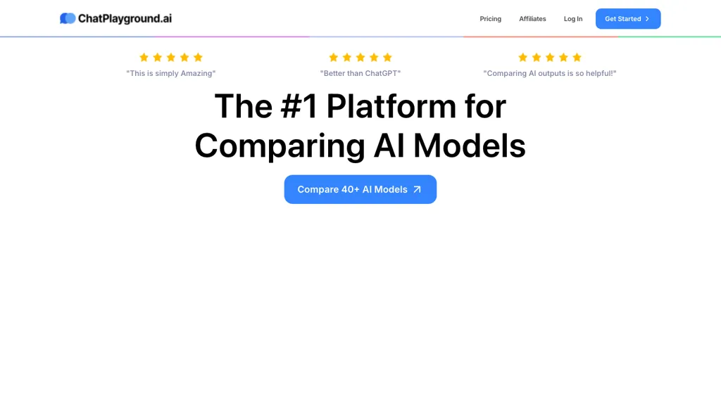 Chatplayground.ai screenshot