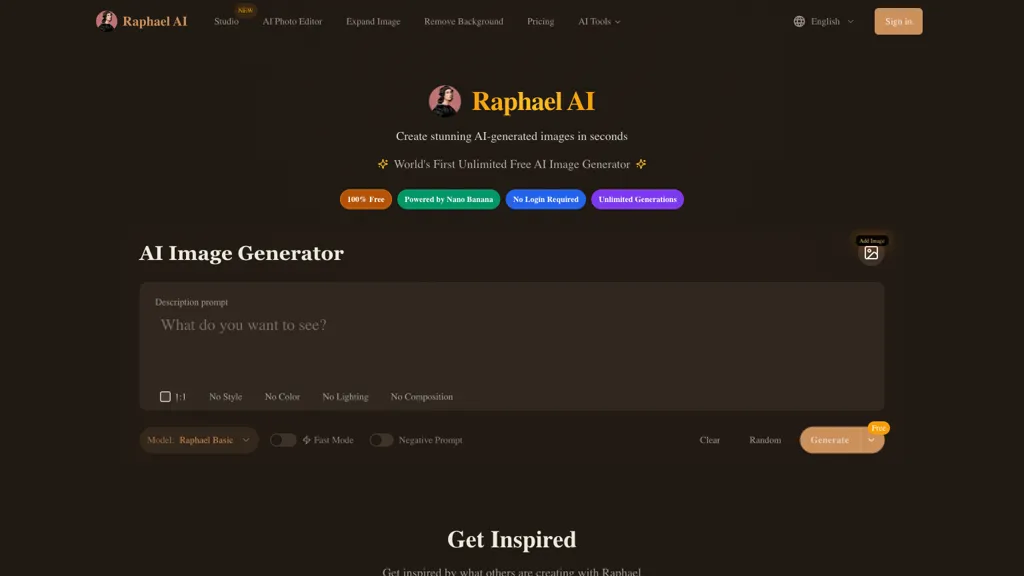Raphael AI screenshot