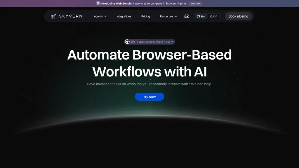 Skyvern screenshot