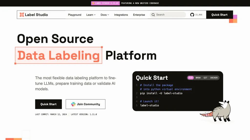 Label Studio screenshot