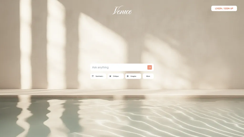 Venice.ai screenshot