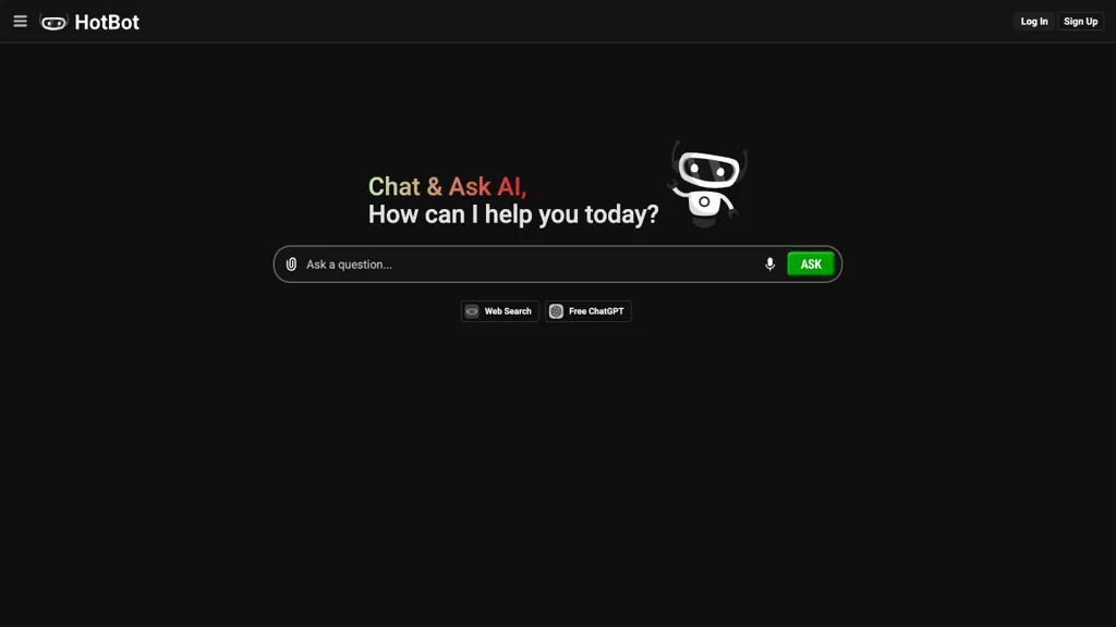 Hotbot screenshot