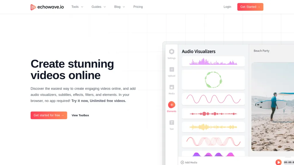 EchoWave screenshot
