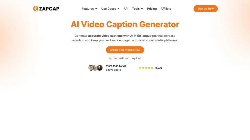 ZapCap screenshot