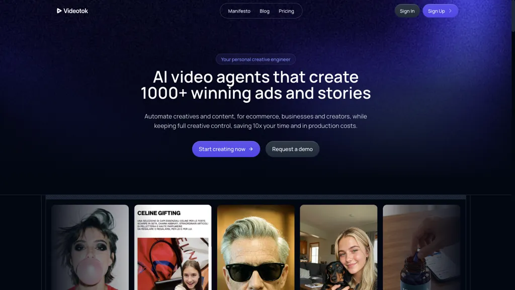 Videotok screenshot