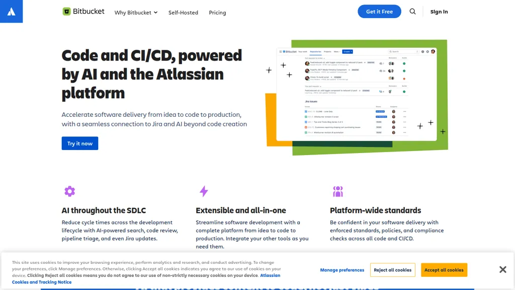 Bitbucket screenshot