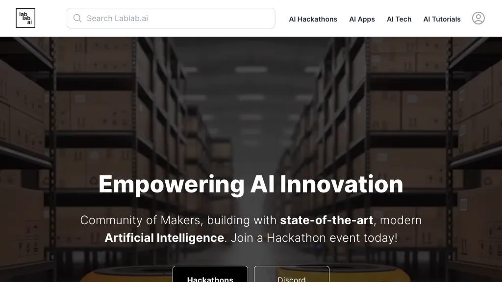 Lablab.ai screenshot