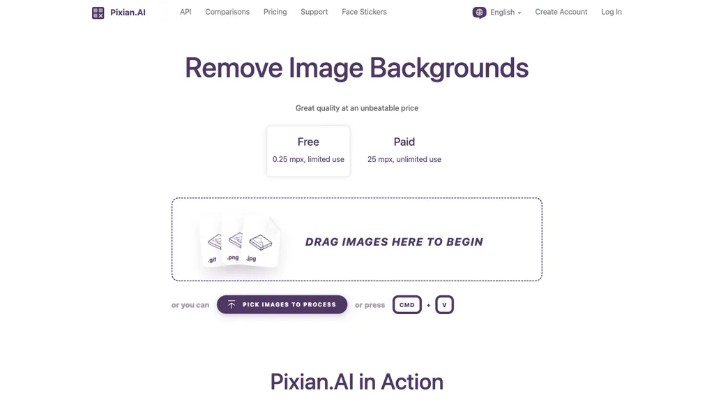 Pixian screenshot