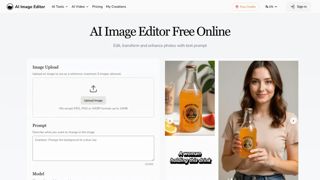 AI Image Editor- screenshot