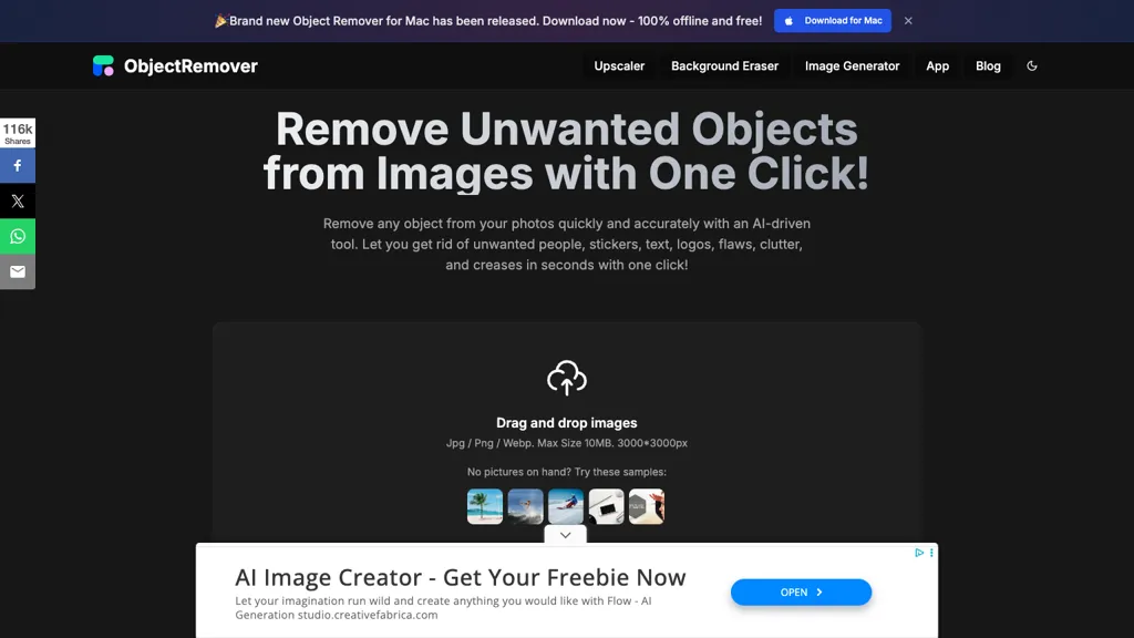 ObjectRemover screenshot