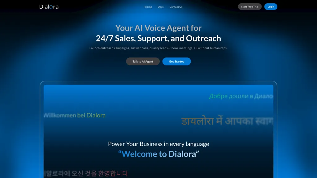 Dialora.ai screenshot