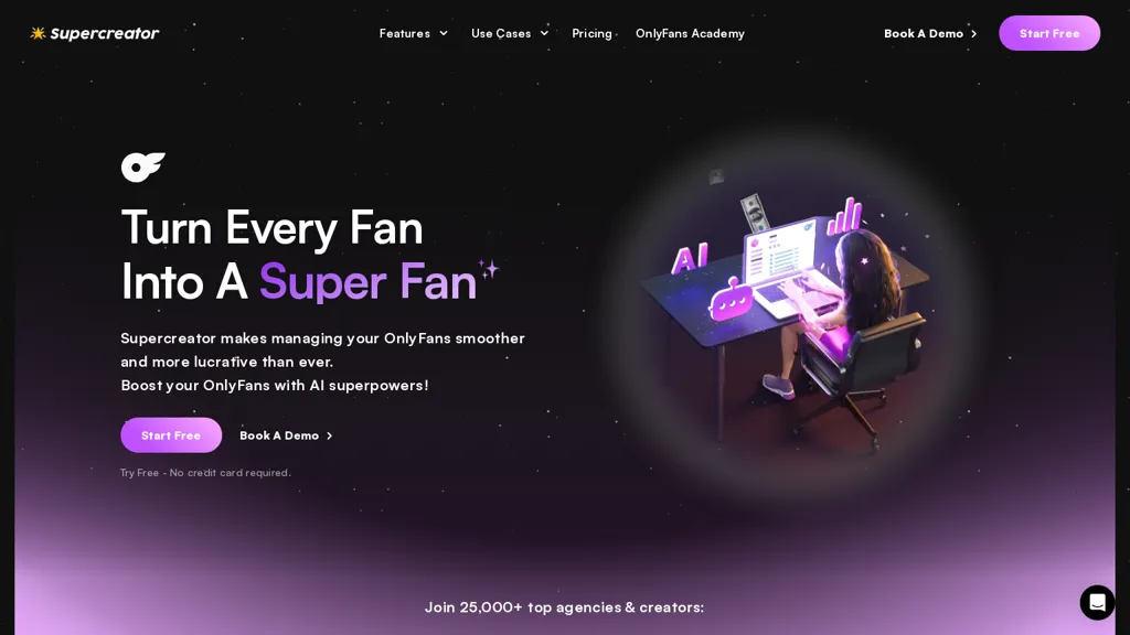 Supercreator screenshot