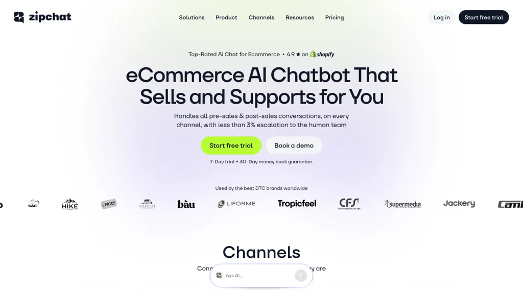 Zipchat screenshot