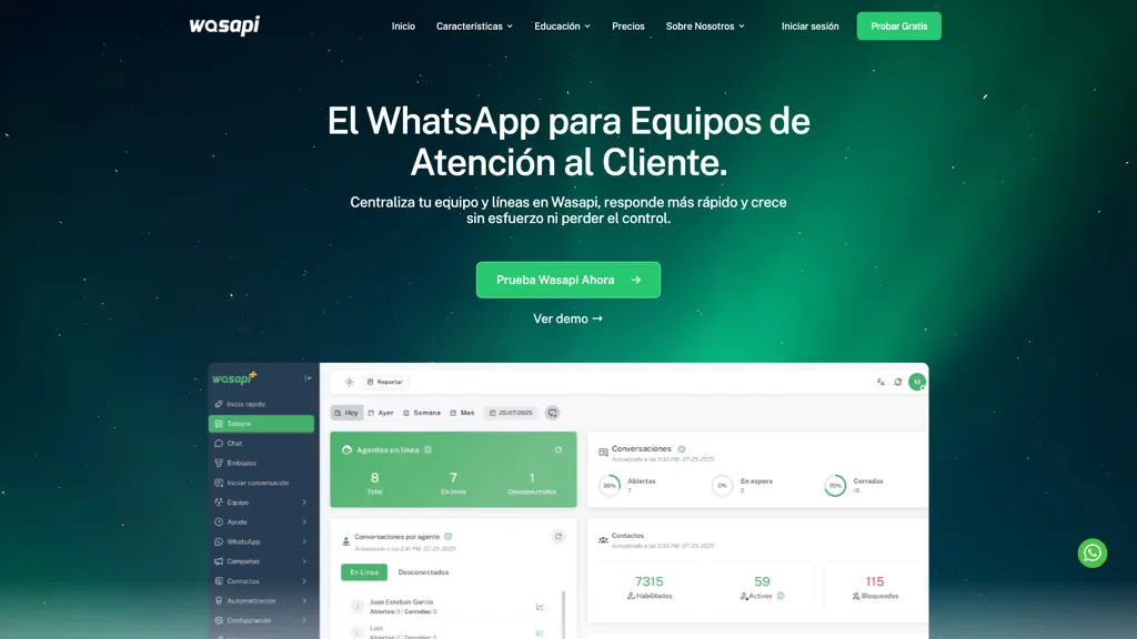 Wasapi screenshot