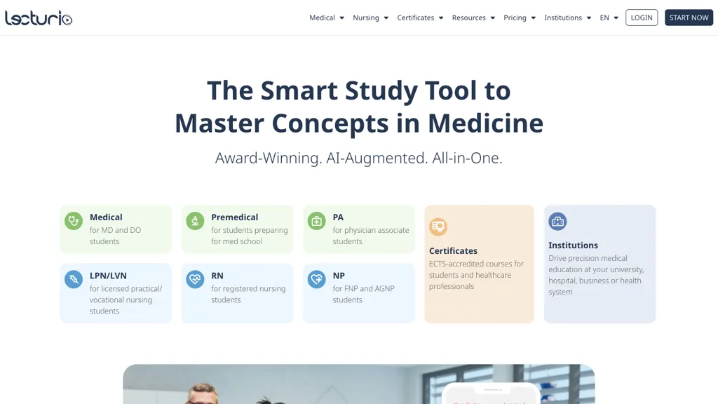 Lecturio screenshot