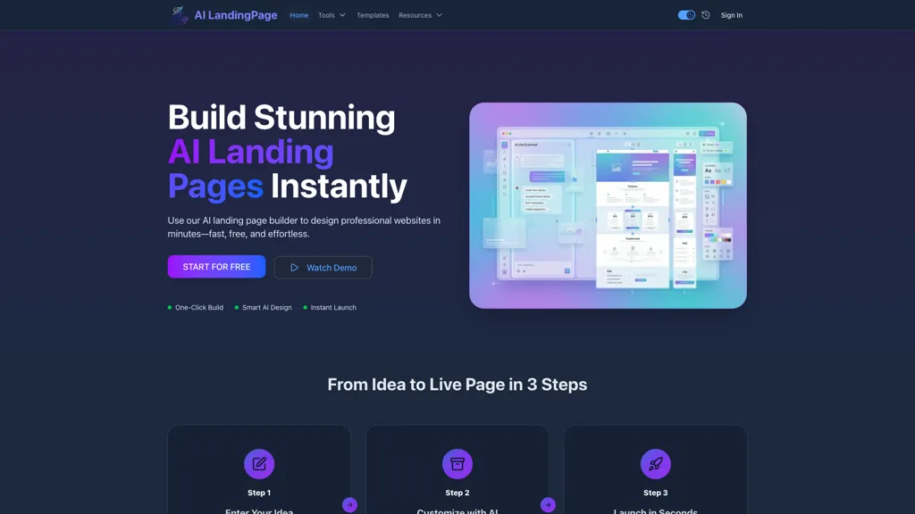 Landing-Page.io screenshot