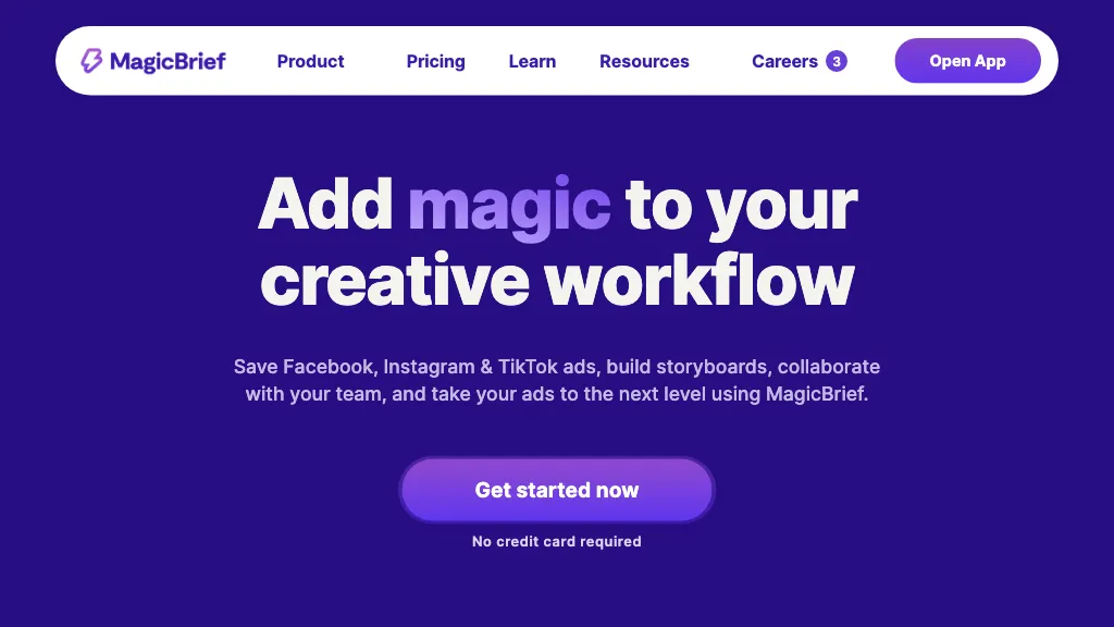 MagicBrief screenshot