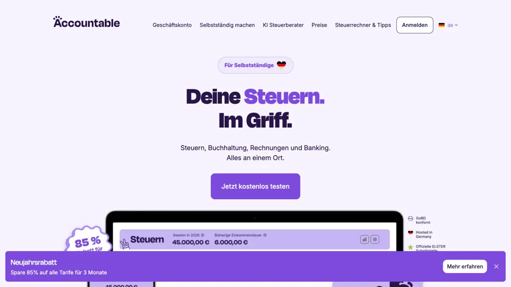 accountable.de screenshot
