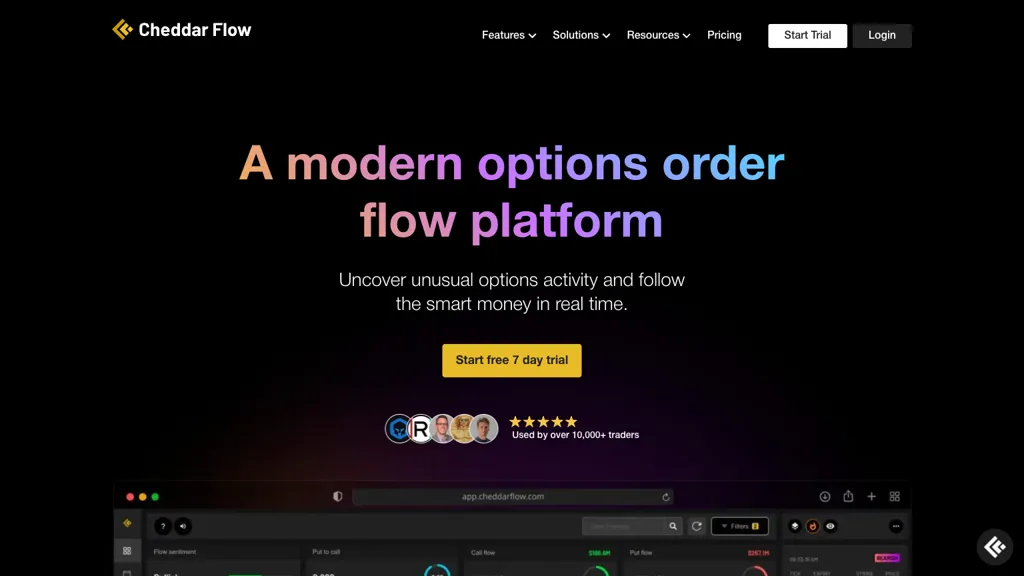 Cheddar Flow screenshot