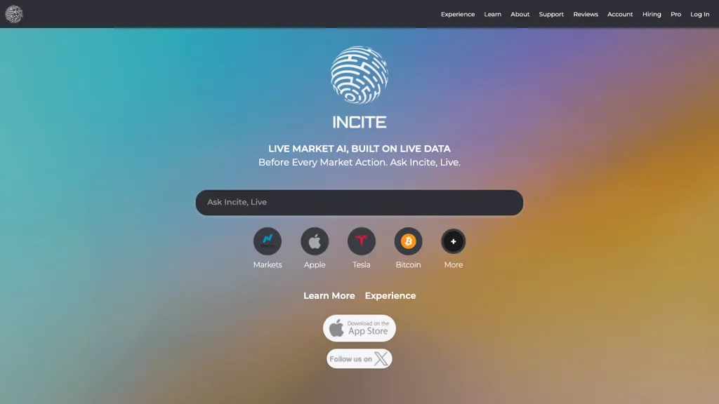 Incite Advisor screenshot
