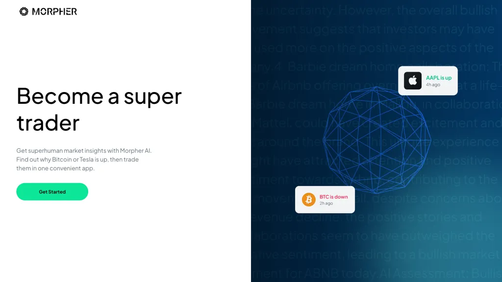 Morpher AI screenshot