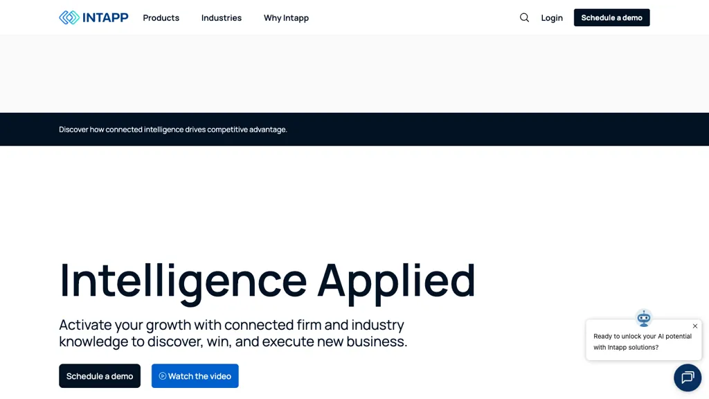 Intapp screenshot