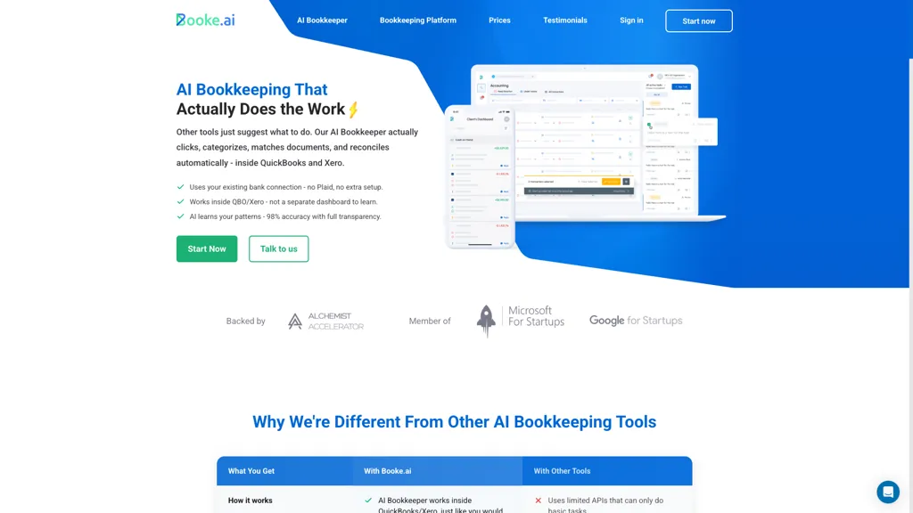 Booke AI screenshot