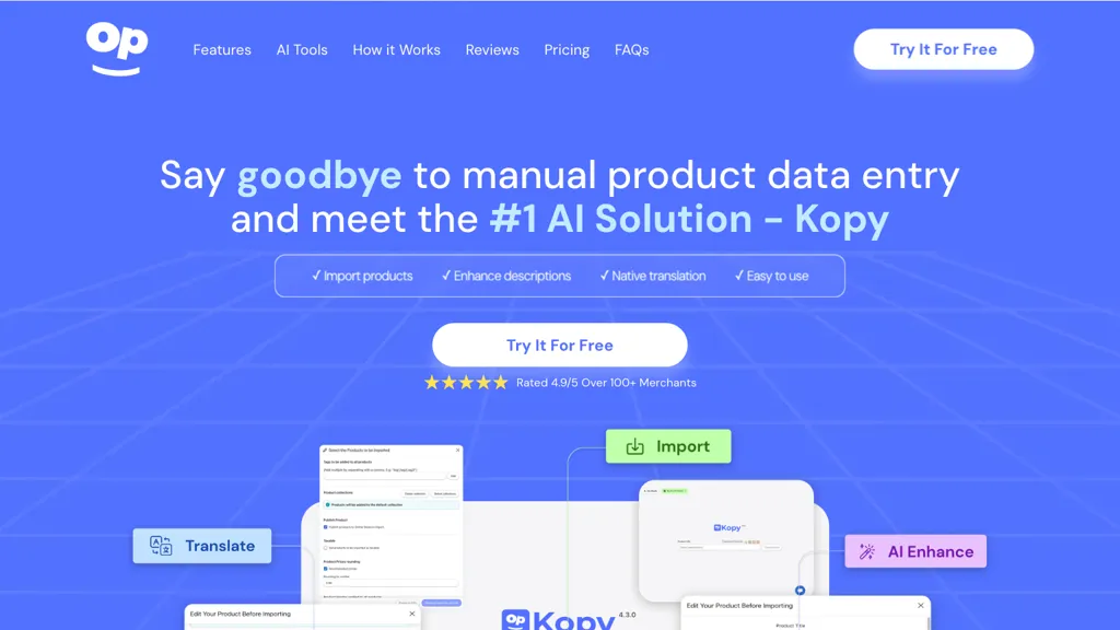 Kopy screenshot