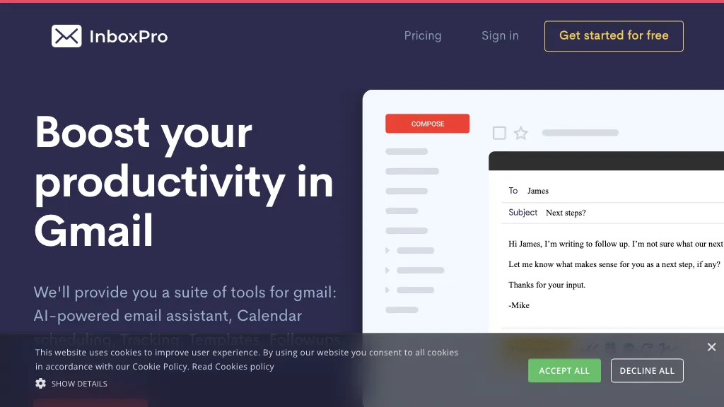 InboxPro screenshot
