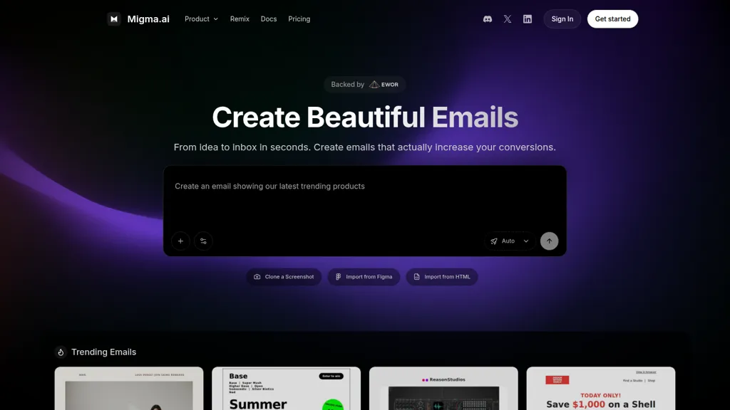 Migma.ai screenshot
