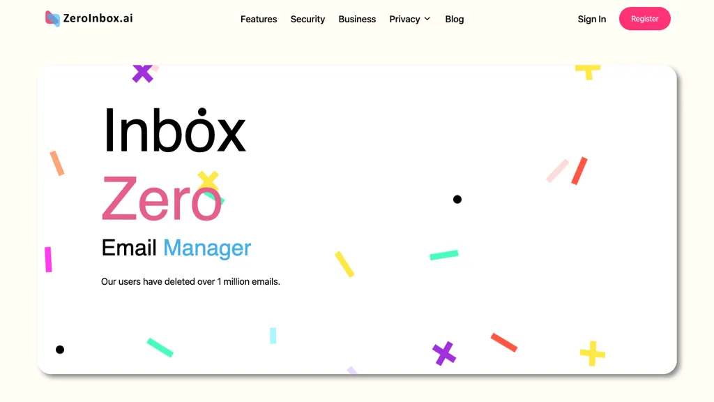 Inbox Zero AI screenshot