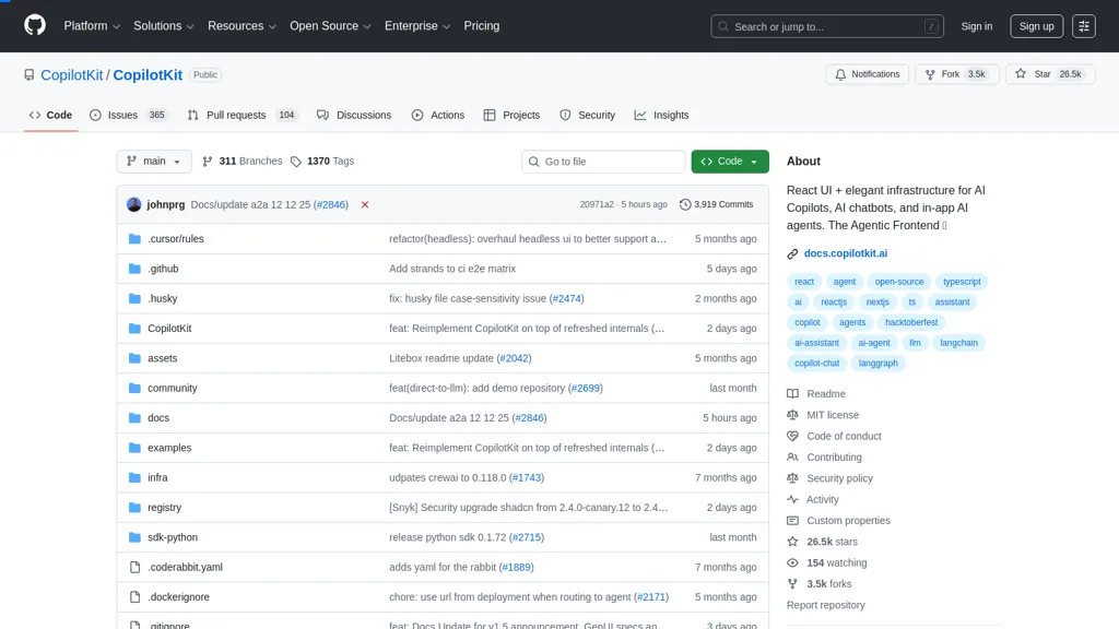 CopilotKit screenshot