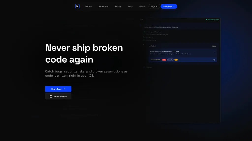 kluster.ai screenshot
