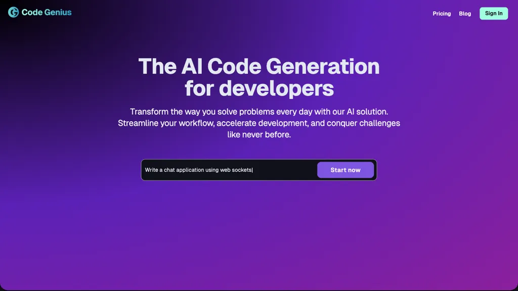 Code Genius screenshot