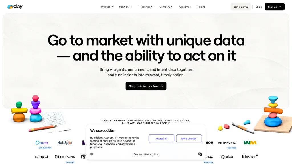 Clay.com screenshot