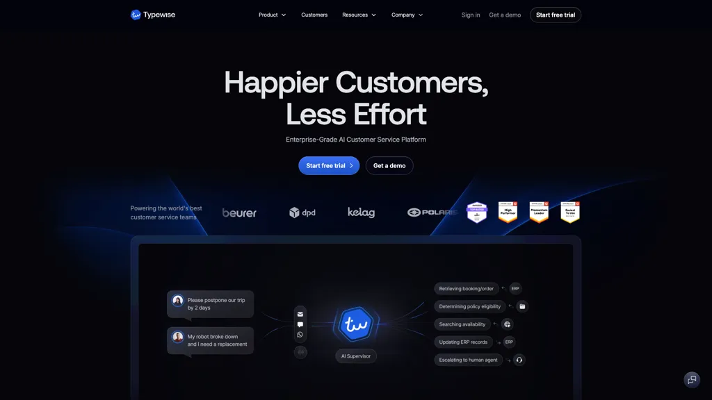 Typewise screenshot