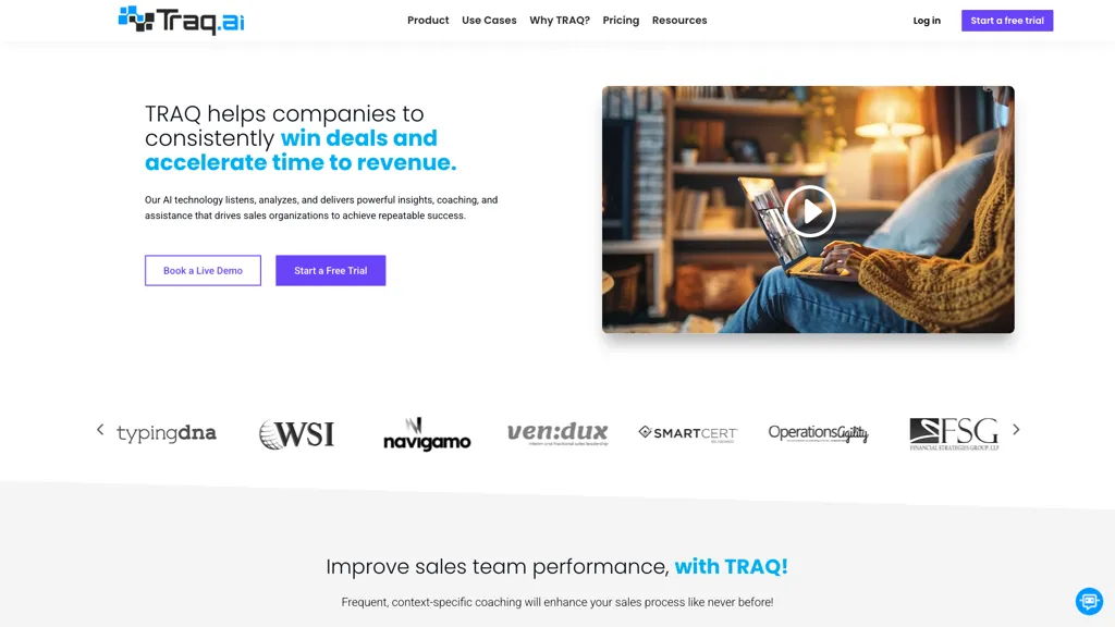 Traq ai screenshot