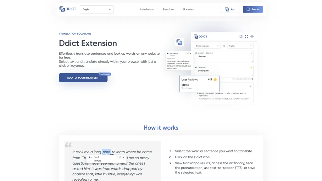 Ddict screenshot
