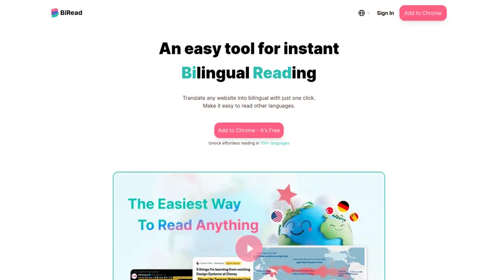 BiRead screenshot