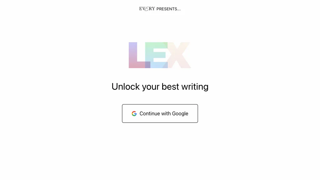 Lex screenshot