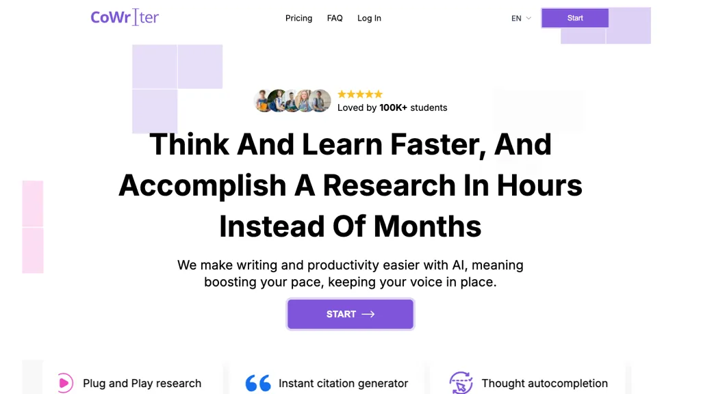 CoWriter AI screenshot