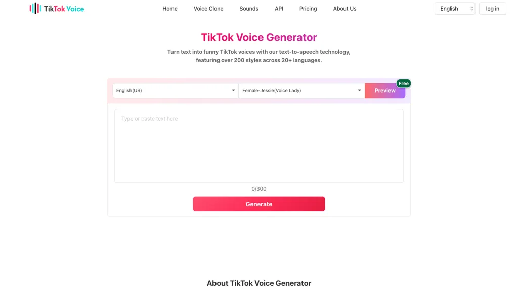 TikTok Voice screenshot