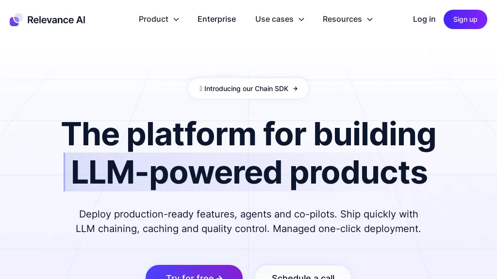 Relevance AI screenshot