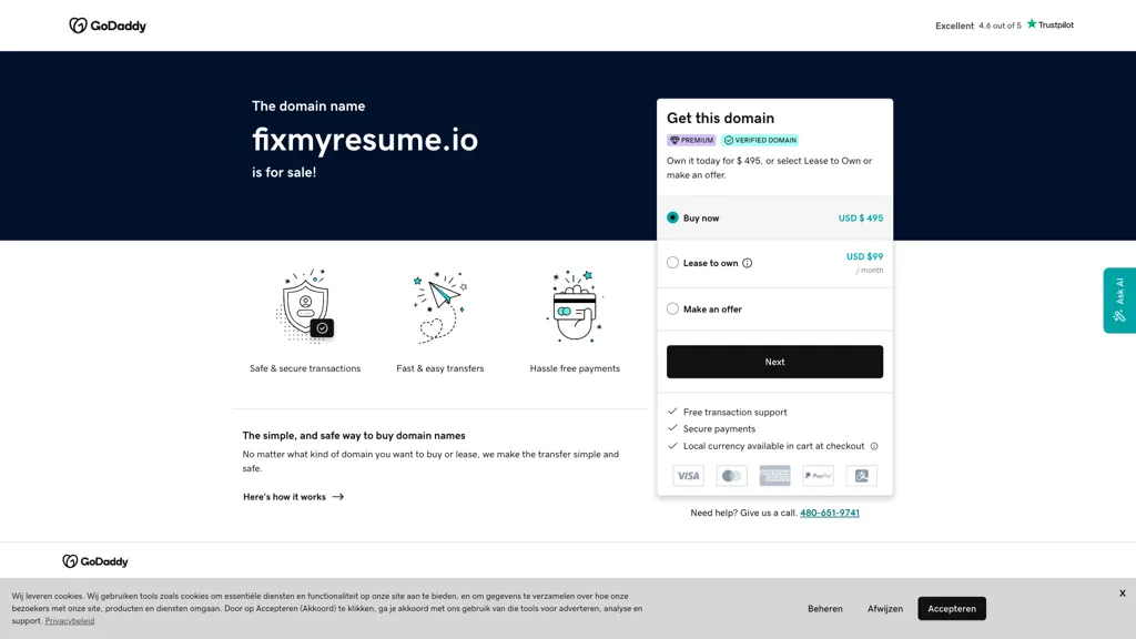 Fixmyresume screenshot