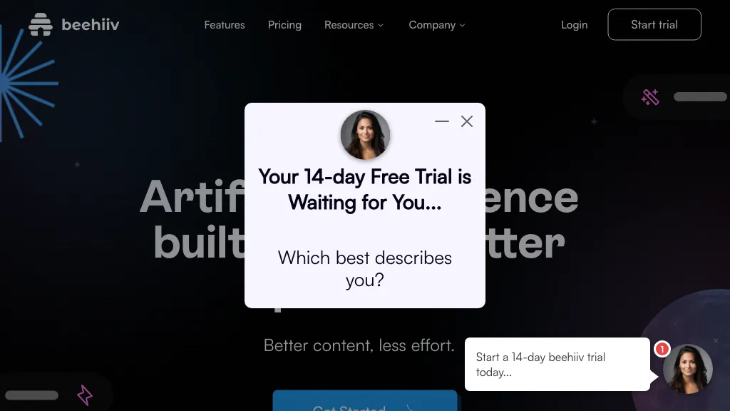 Beehiiv screenshot