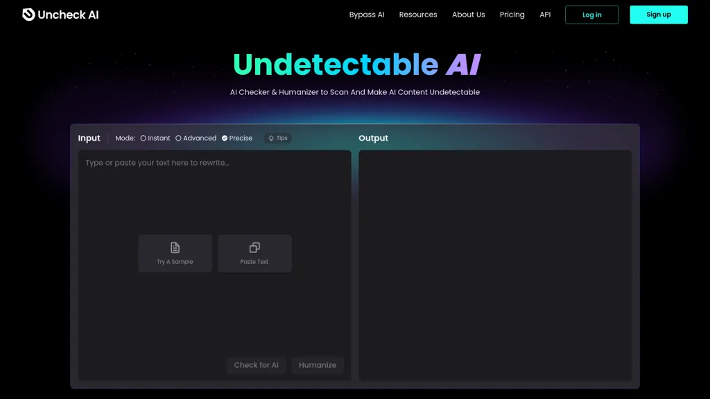 Uncheck AI screenshot