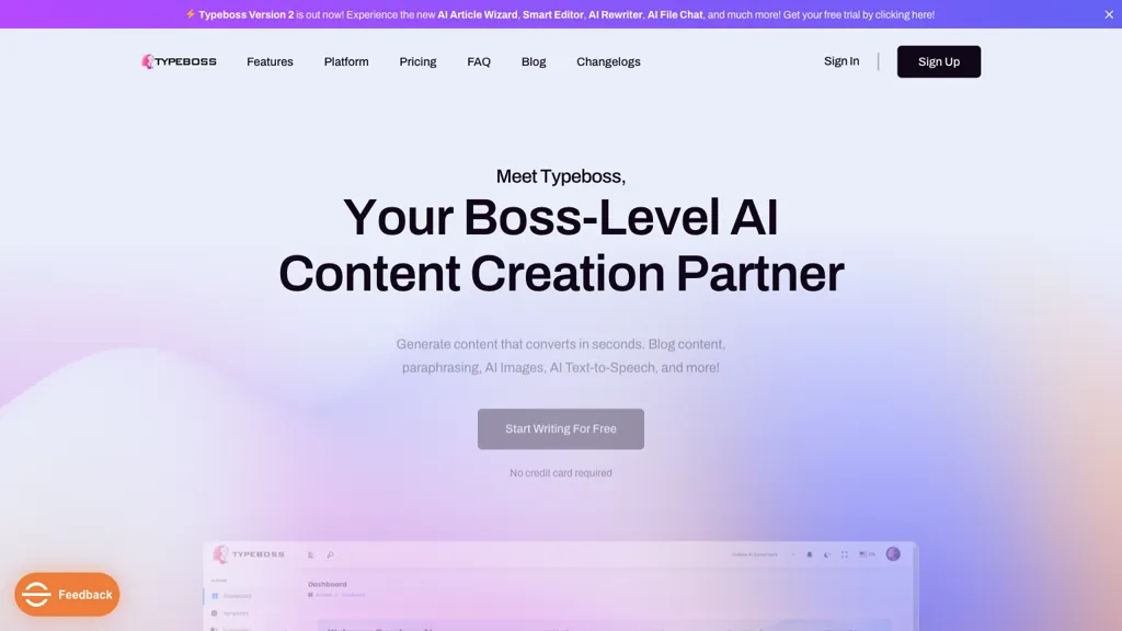 Typeboss screenshot