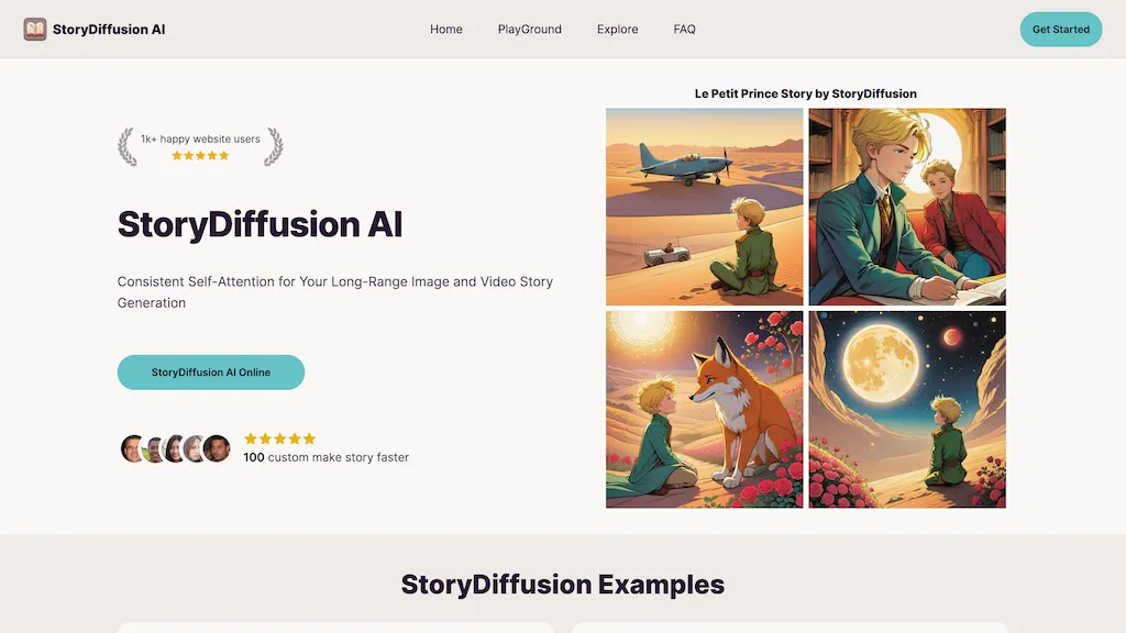 StoryDiffusion AI screenshot